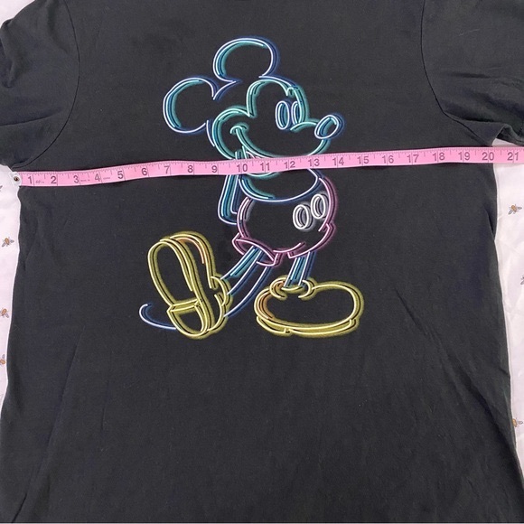 mickey mouse neon sign EUC graphic print tee tshirt shirt - Picture 4 of 6